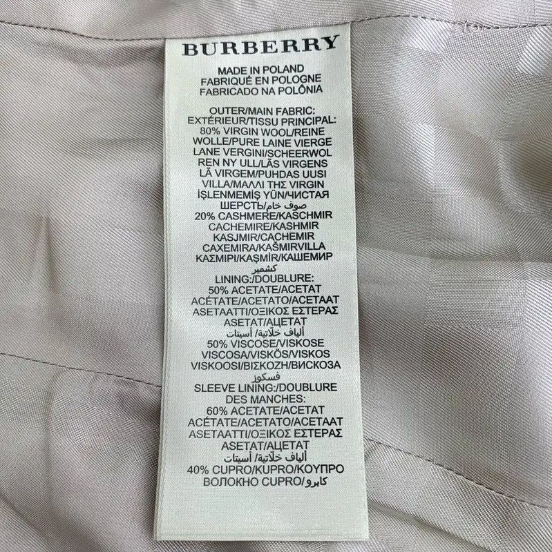 Burberry Burberry Beige Wool Women's Coat Size S / US 4 / IT 40 - 6 Thumbnail