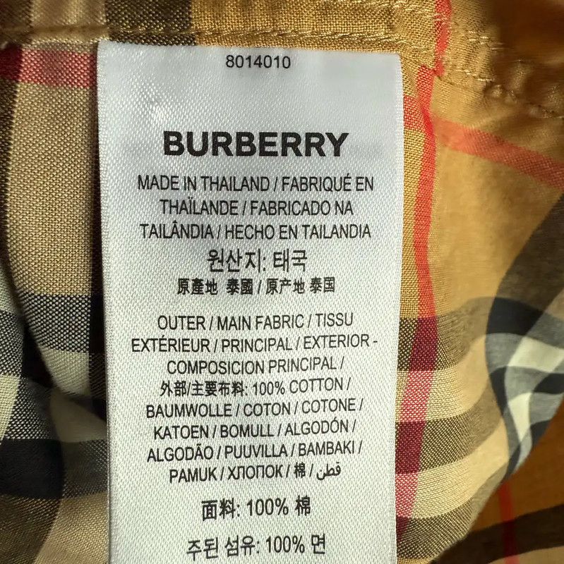 Burberry Burberry Khaki Cotton Shirt for Women Size ONE SIZE - 5 Thumbnail