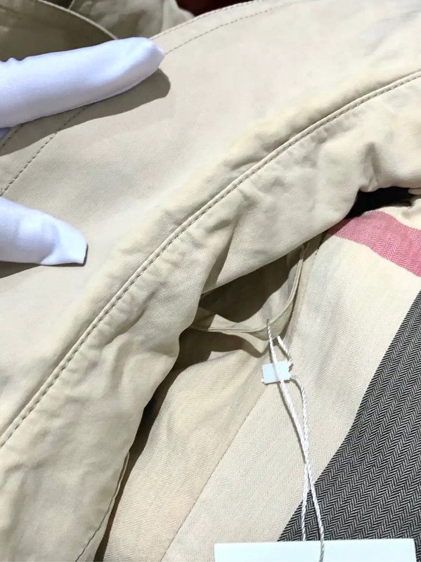 Burberry Burberry Ladies' Khaki Cotton Trench Coat Size S / US 4 / IT 40 - 8 Thumbnail