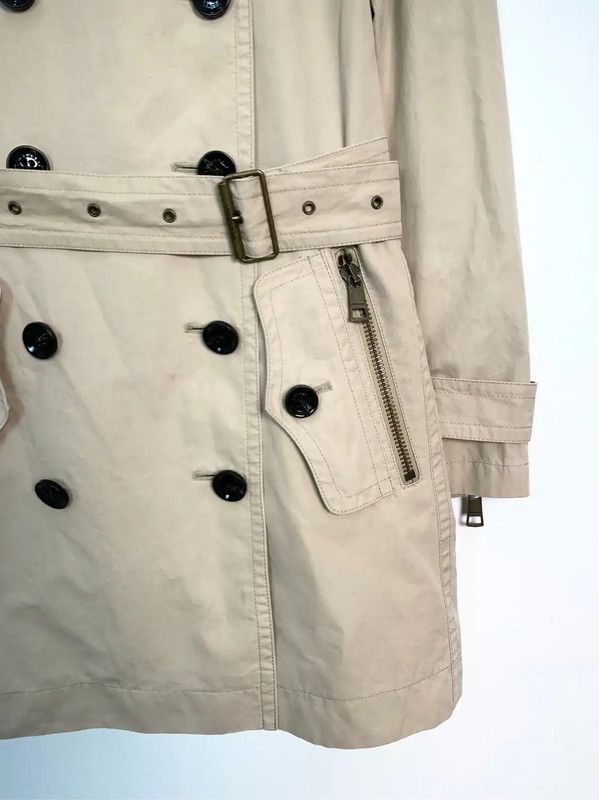 Burberry Burberry Ladies' Khaki Cotton Trench Coat Size S / US 4 / IT 40 - 4 Thumbnail