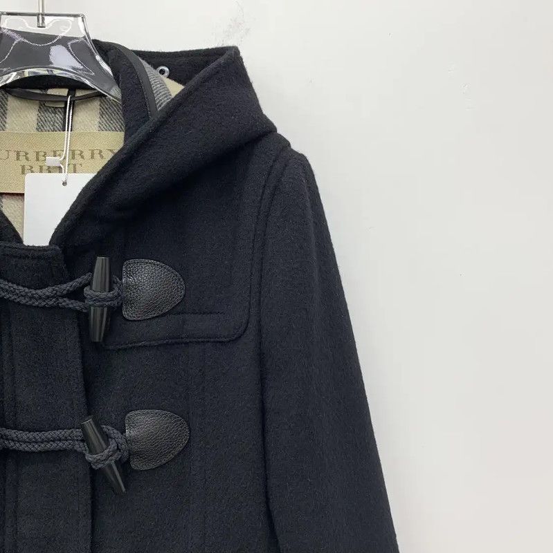 Burberry Burberry Black Wool Women's Coat Size M Size M / US 6-8 / IT 42-44 - 3 Thumbnail
