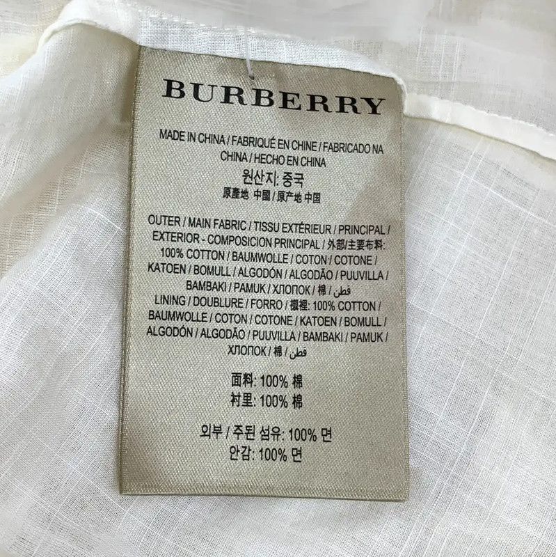 Burberry Burberry Beige Cotton Women's Dress Size S Size S / US 4 / IT 40 - 6 Thumbnail
