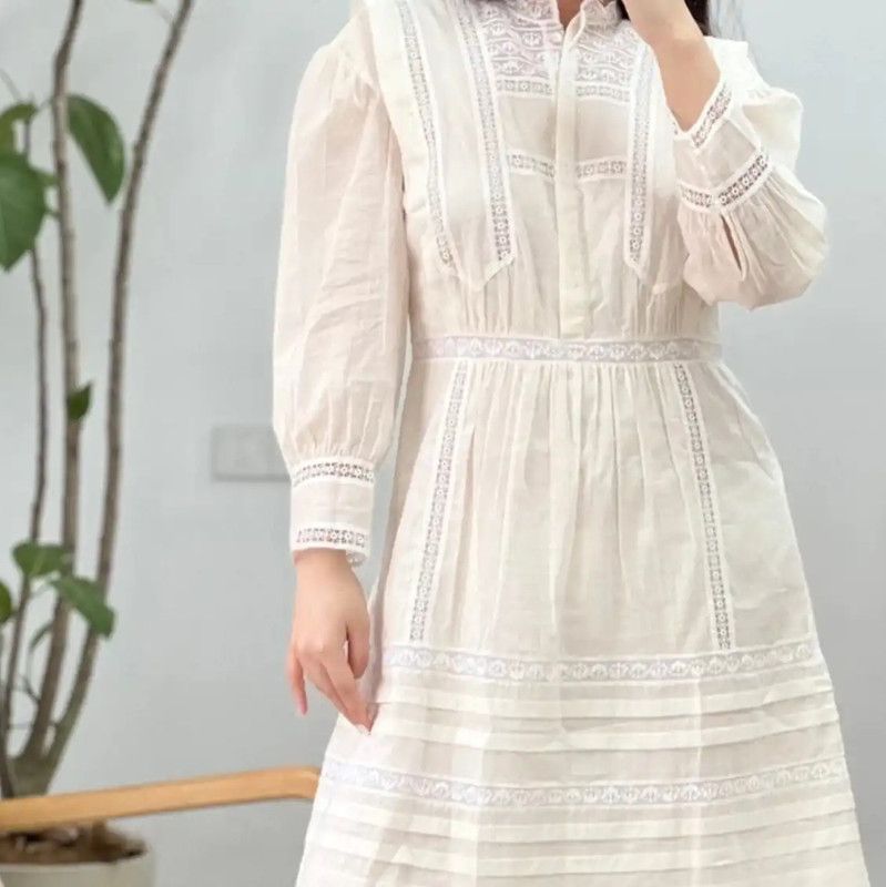 Burberry Burberry Beige Cotton Women's Dress Size S | Grailed