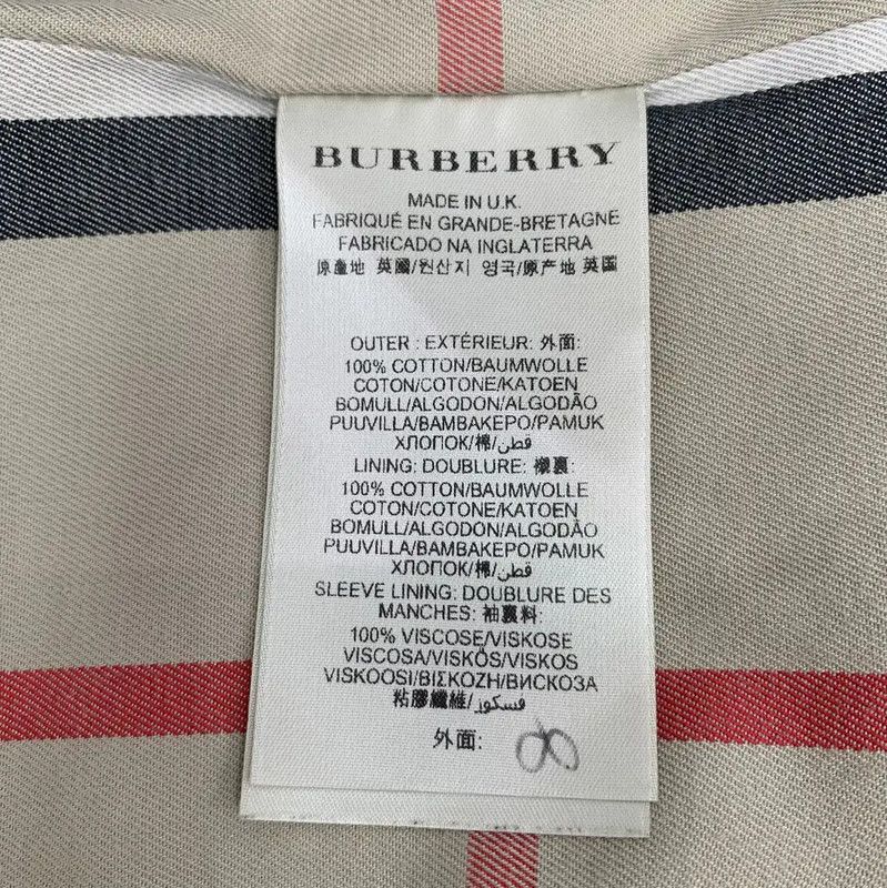 Burberry Burberry Women's Black Cotton Trench Coat Size XS / US 0-2 / IT 36-38 - 6 Thumbnail