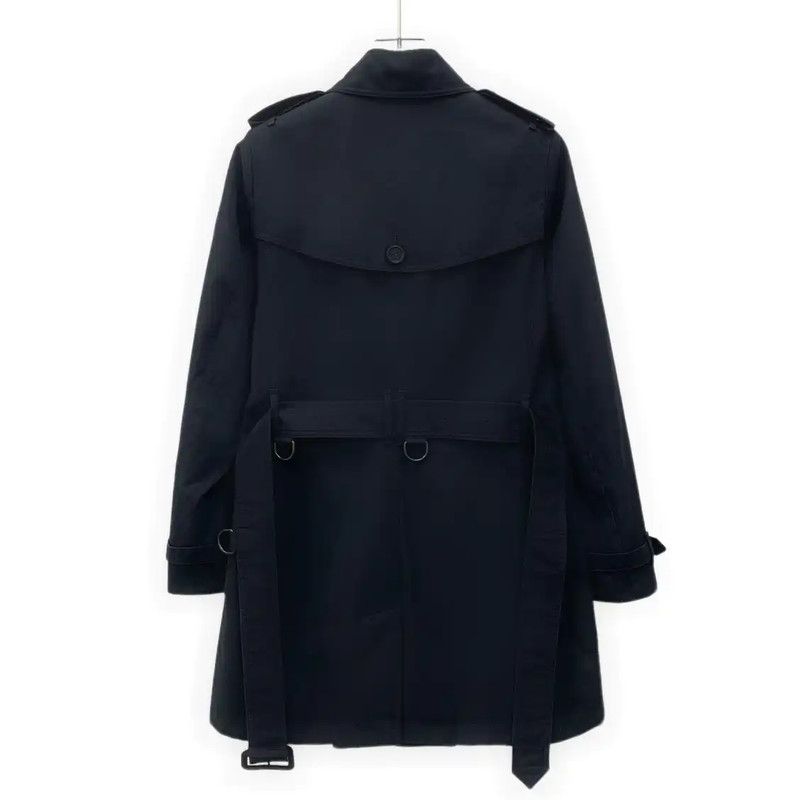Burberry Burberry Women's Black Cotton Trench Coat Size XS / US 0-2 / IT 36-38 - 2 Thumbnail