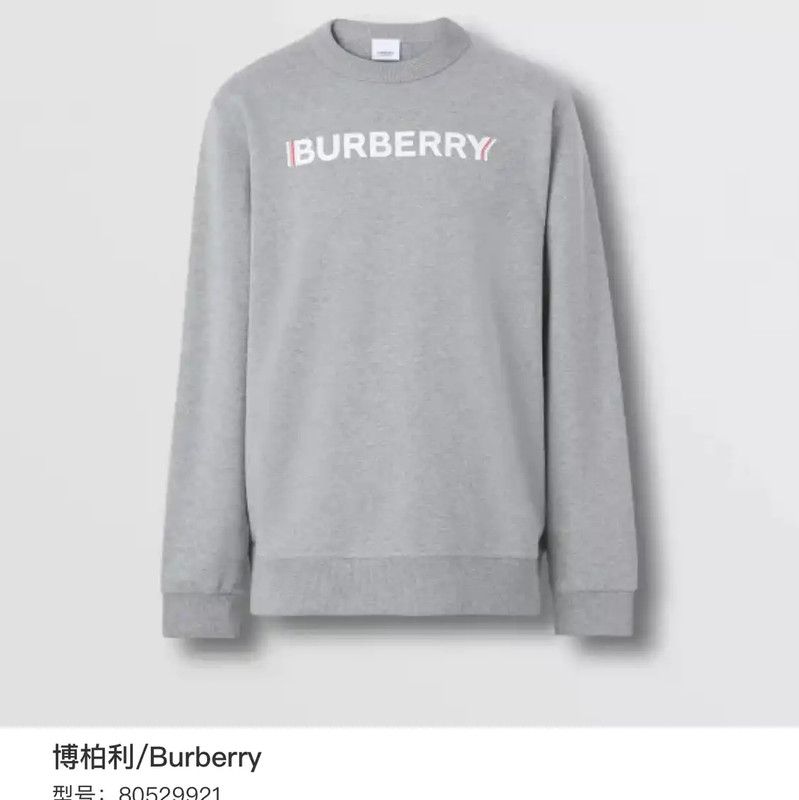 Burberry Burberry Women's Dark Gray Cotton Sweatshirt Size M / US 6-8 / IT 42-44 - 6 Thumbnail