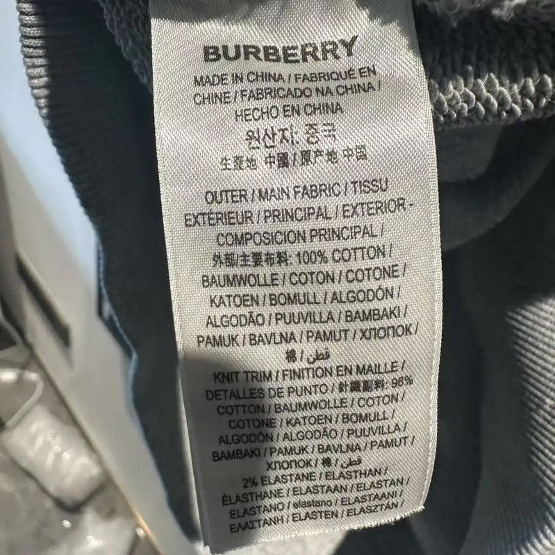 Burberry Burberry Women's Dark Gray Cotton Sweatshirt Size M / US 6-8 / IT 42-44 - 5 Thumbnail