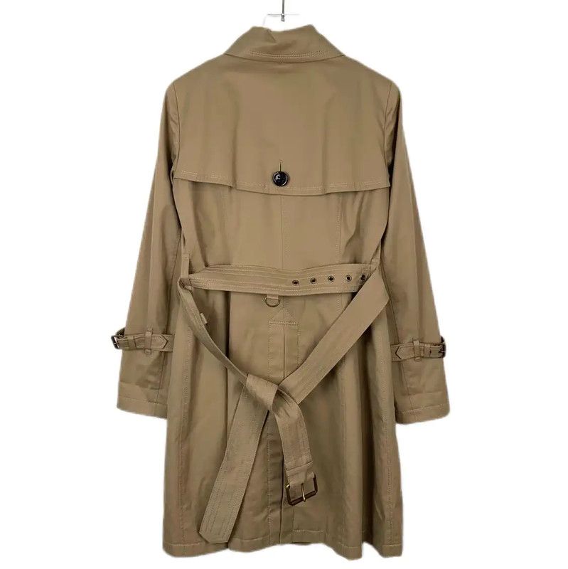 Burberry Burberry Brown Cotton Women's Trench Coat XS Size XS / US 0-2 / IT 36-38 - 2 Thumbnail