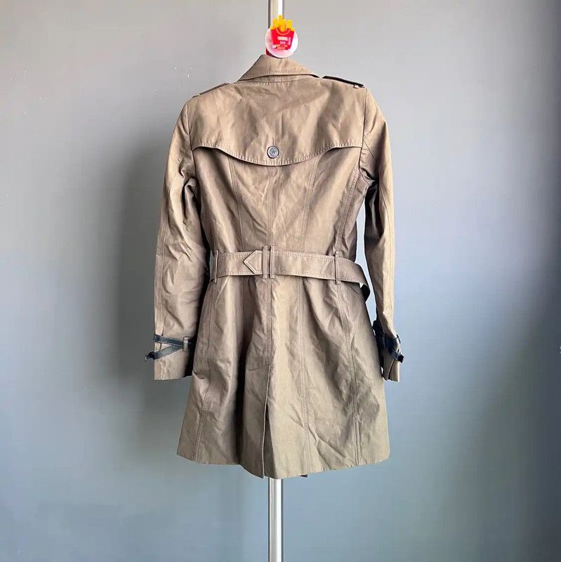 Burberry Burberry Khaki Women's Trench Coat Size S Size S / US 4 / IT 40 - 3 Thumbnail