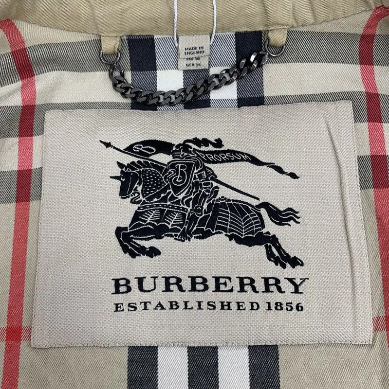 Burberry Burberry Women's Brown Cotton Trench Coat Size S / US 4 / IT 40 - 5 Thumbnail