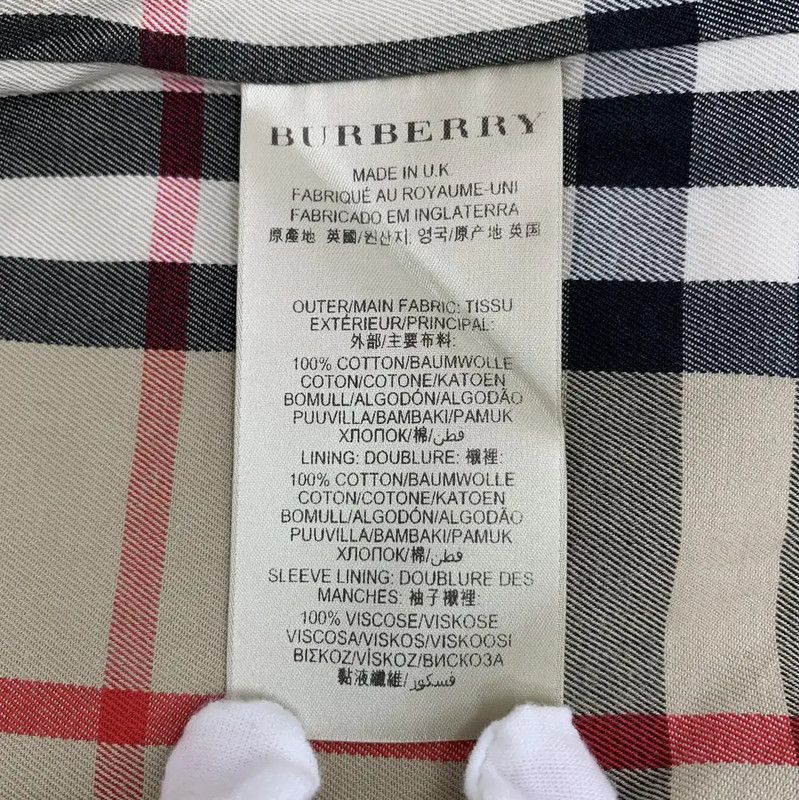 Burberry Burberry Women's Brown Cotton Trench Coat Size S / US 4 / IT 40 - 7 Thumbnail