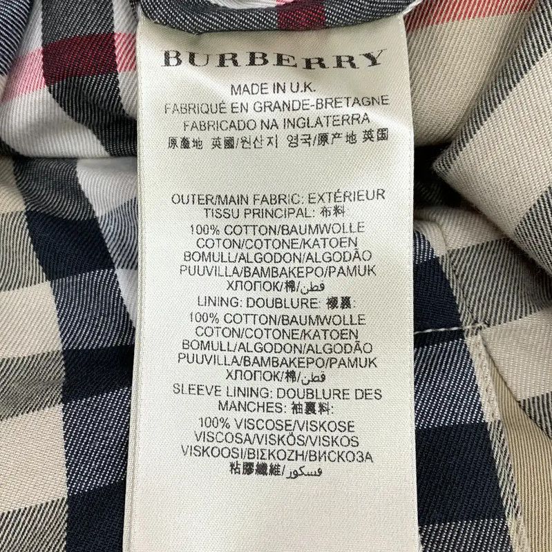 Burberry Burberry Women's Brown Cotton Trench Coat Size XS / US 0-2 / IT 36-38 - 7 Thumbnail