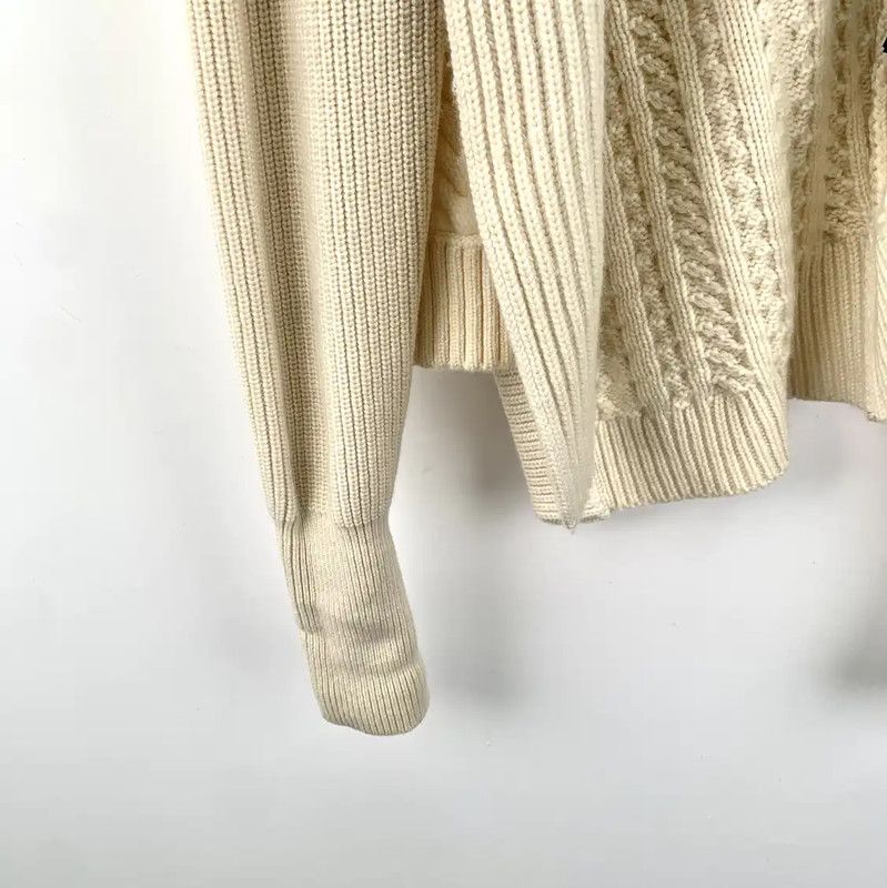 Burberry Burberry Beige Wool Cardigan for Women Size S / US 4 / IT 40 - 4 Thumbnail