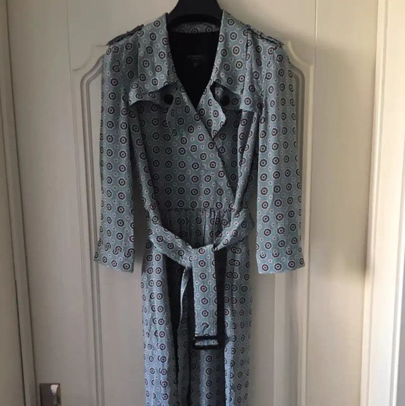 Burberry Burberry Multicolor Silk Print Dress Size XS / US 0-2 / IT 36-38 - 5 Thumbnail