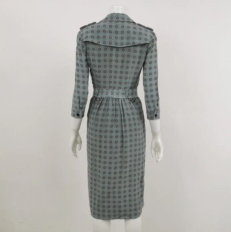 Burberry Burberry Multicolor Silk Print Dress Size XS / US 0-2 / IT 36-38 - 2 Thumbnail