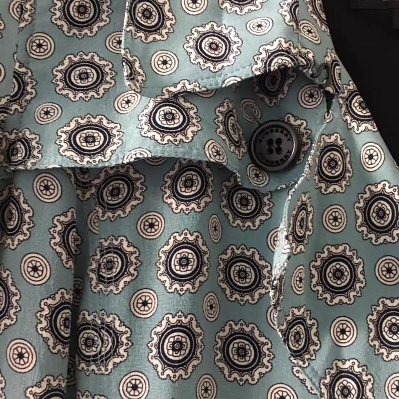 Burberry Burberry Multicolor Silk Print Dress Size XS / US 0-2 / IT 36-38 - 6 Thumbnail