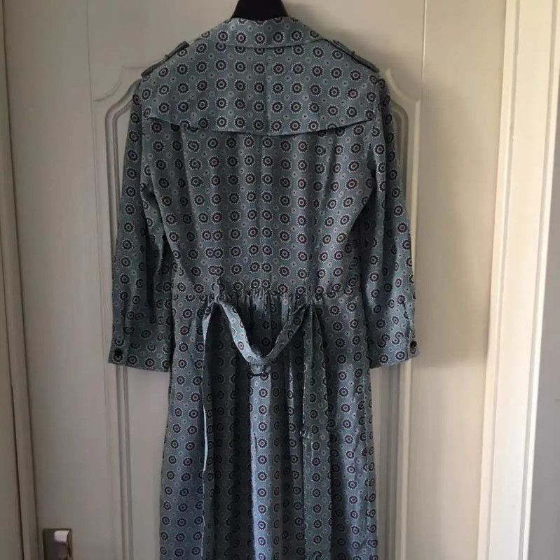 Burberry Burberry Multicolor Silk Print Dress Size XS / US 0-2 / IT 36-38 - 8 Thumbnail