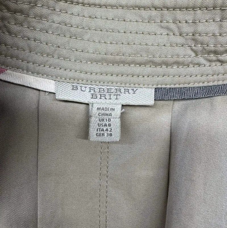 Burberry Burberry Women's Khaki Wool Coat Size L / US 10 / IT 46 - 4 Thumbnail