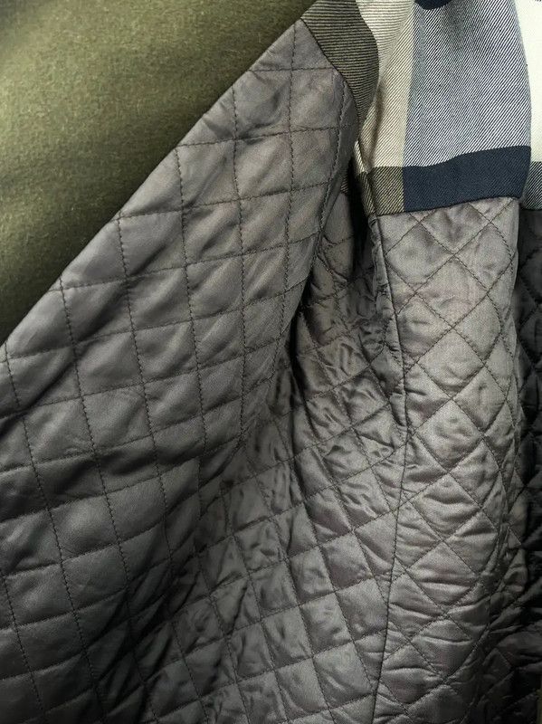 Burberry Burberry Green Wool Long Coat for Women Size L / US 10 / IT 46 - 4 Thumbnail