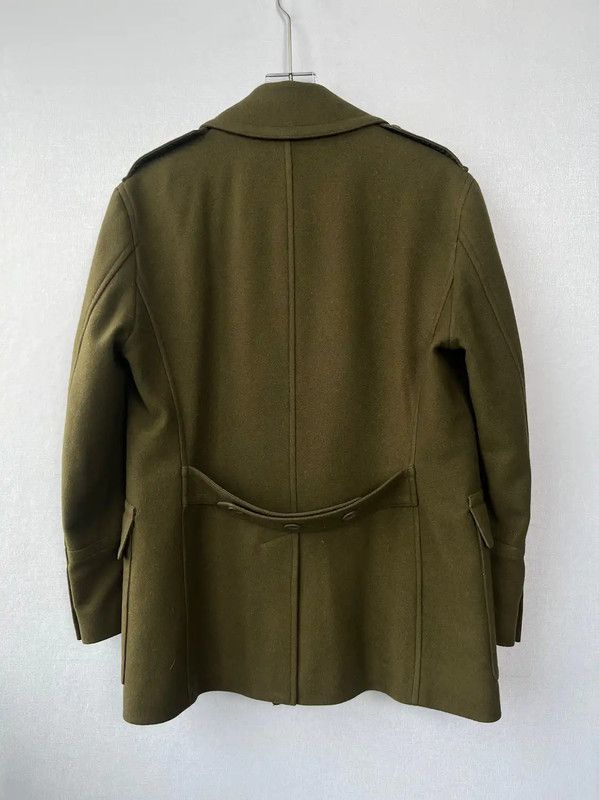 Burberry Burberry Green Wool Long Coat for Women Size L / US 10 / IT 46 - 2 Thumbnail