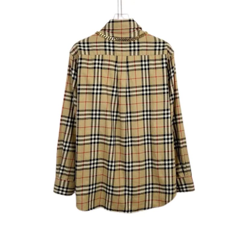 Burberry Burberry Women's Khaki Long Sleeve Shirt Size S / US 4 / IT 40 - 2 Thumbnail