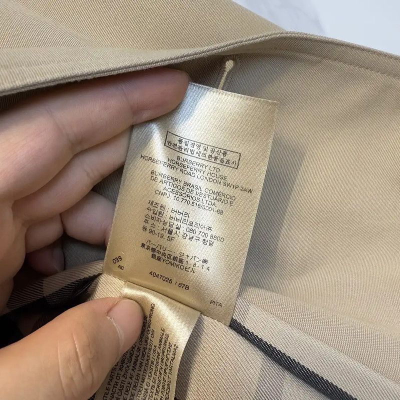 Burberry Burberry Khaki Cotton Trench Coat for Women Size S / US 4 / IT 40 - 4 Thumbnail
