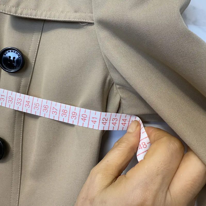 Burberry Burberry Khaki Cotton Trench Coat for Women Size S / US 4 / IT 40 - 7 Thumbnail