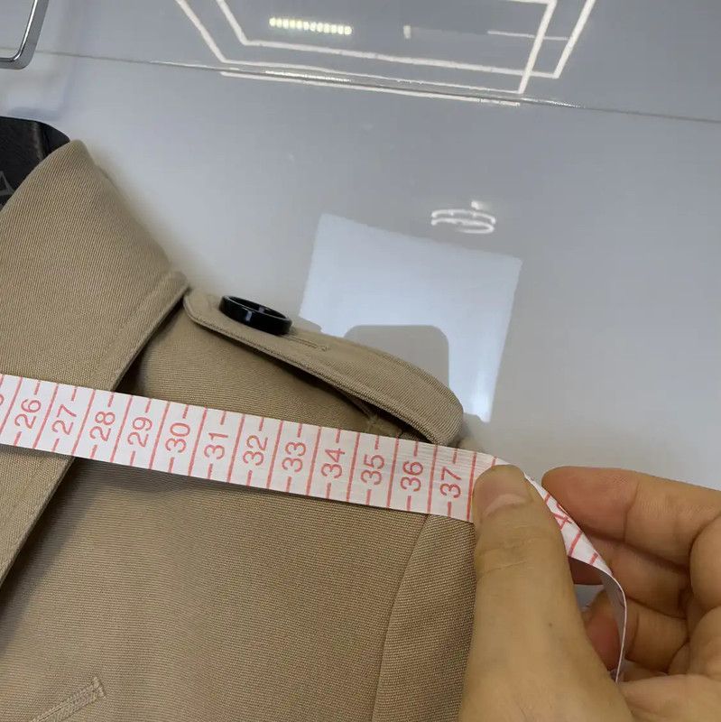 Burberry Burberry Khaki Cotton Trench Coat for Women Size S / US 4 / IT 40 - 6 Thumbnail