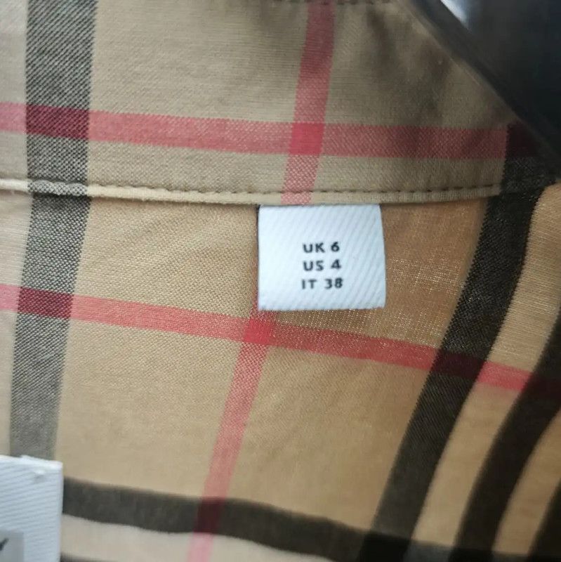 Burberry Burberry S Spring Autumn Khaki Cotton Dress Size XS / US 0-2 / IT 36-38 - 3 Thumbnail