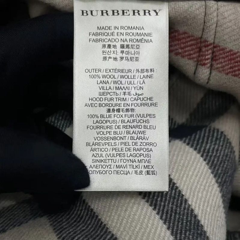 Burberry Burberry Gray Wool Duffle Coat with Hood Size S / US 4 / IT 40 - 4 Thumbnail