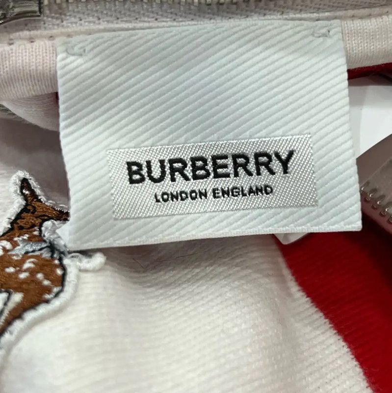 Burberry Burberry Striped Red and White Long Sleeve Hoodie Size XL / US 12-14 / IT 48-50 - 5 Thumbnail