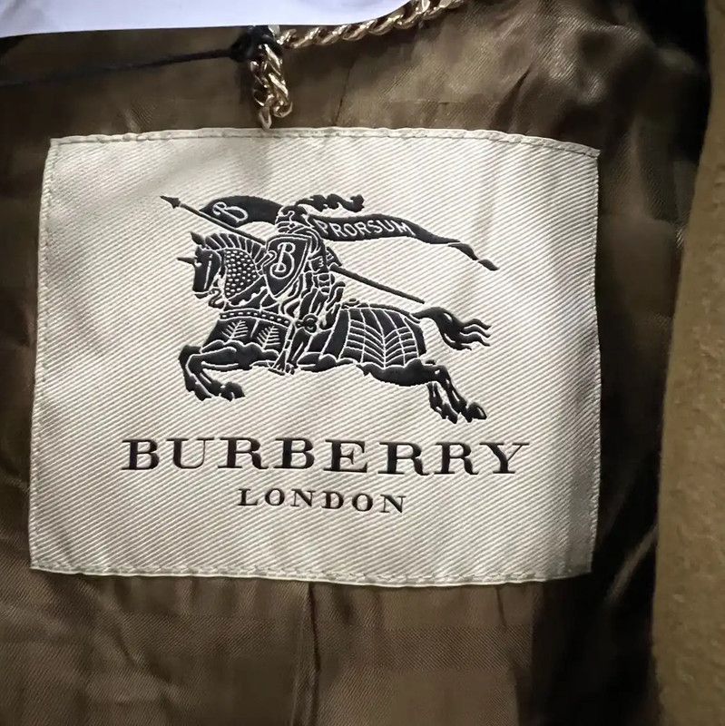 Burberry Burberry Brown Cotton Long Coat for Women Size ONE SIZE - 5 Thumbnail