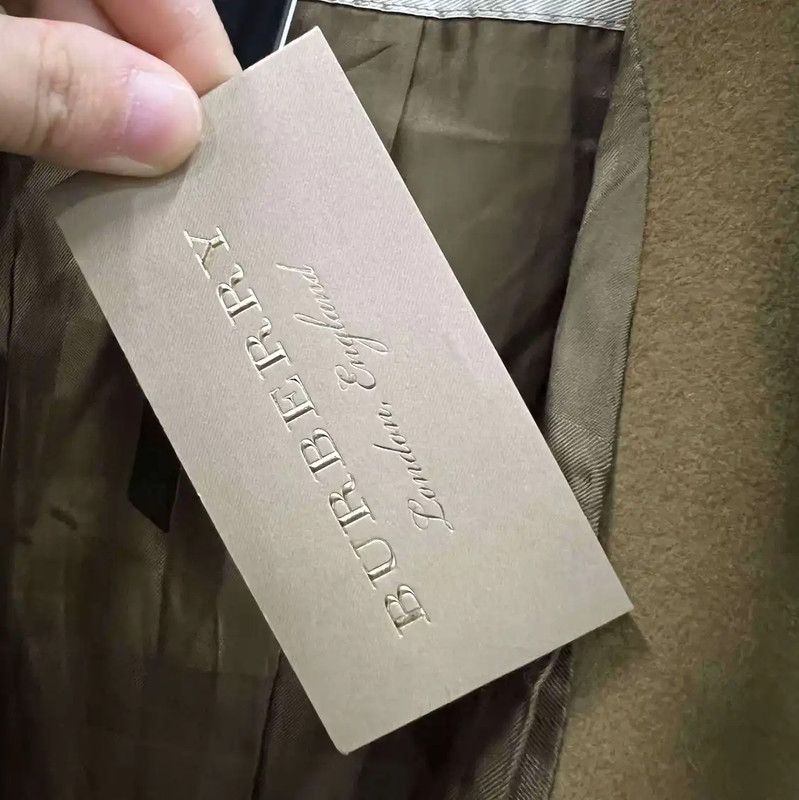 Burberry Burberry Brown Cotton Long Coat for Women Size ONE SIZE - 6 Thumbnail