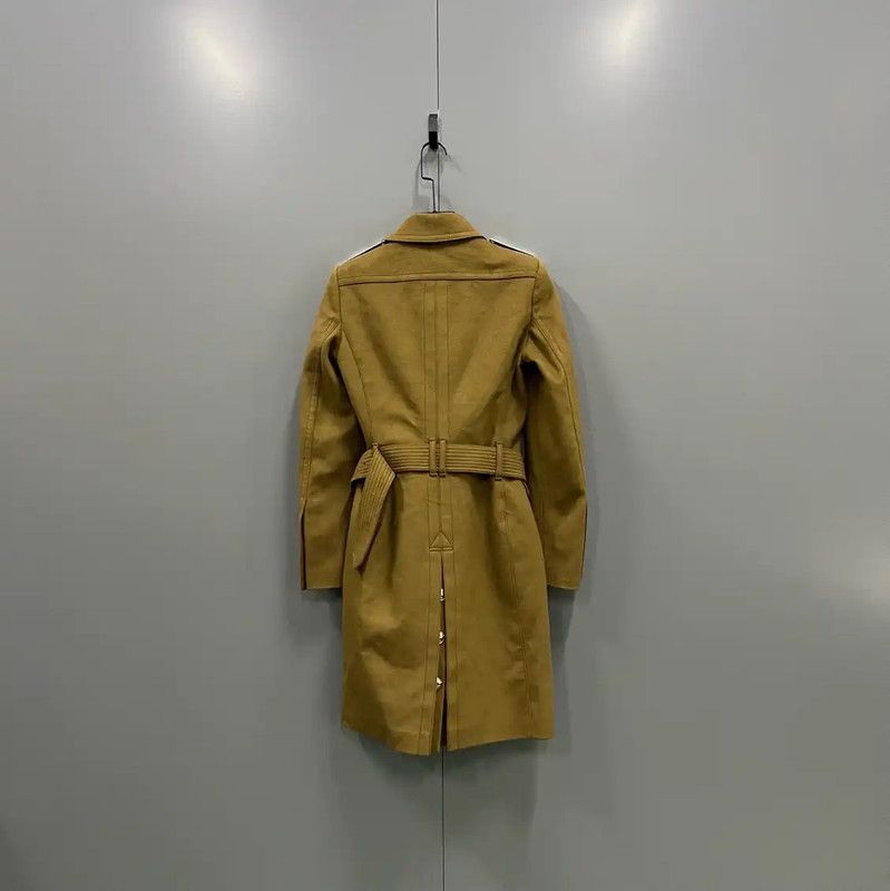 Burberry Burberry Brown Cotton Long Coat for Women Size ONE SIZE - 3 Thumbnail