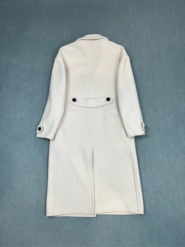Burberry Burberry Pink Wool Women's Coat Size S / US 4 / IT 40 - 2 Thumbnail