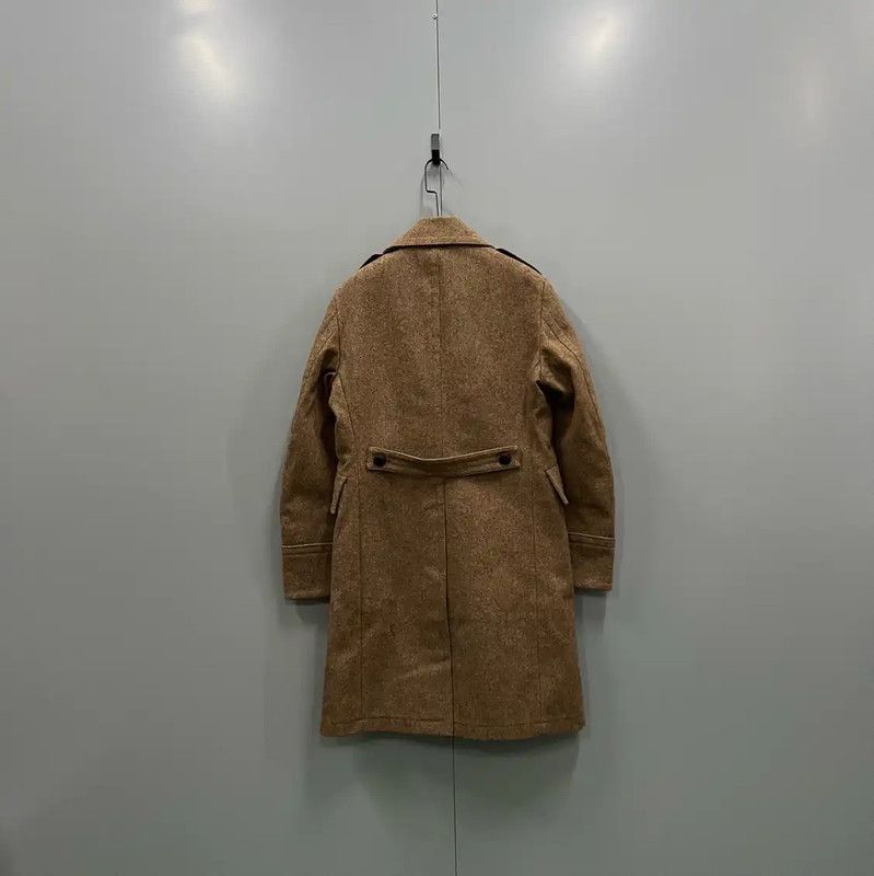 Burberry Burberry Brown Wool Spring Autumn Long Coat Size M / US 6-8 / IT 42-44 - 2 Thumbnail
