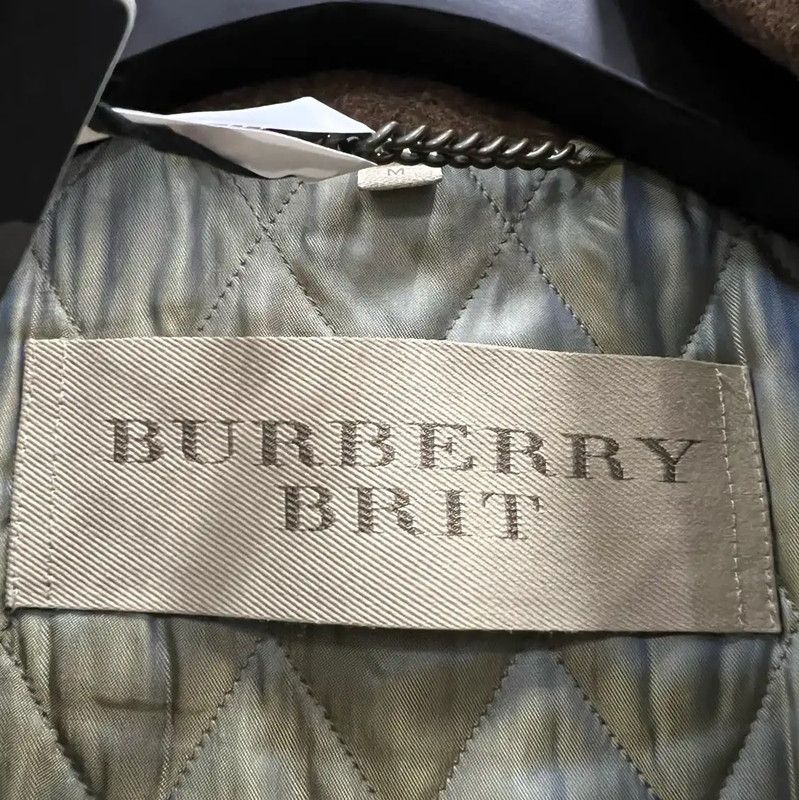 Burberry Burberry Brown Wool Spring Autumn Long Coat Size M / US 6-8 / IT 42-44 - 3 Thumbnail