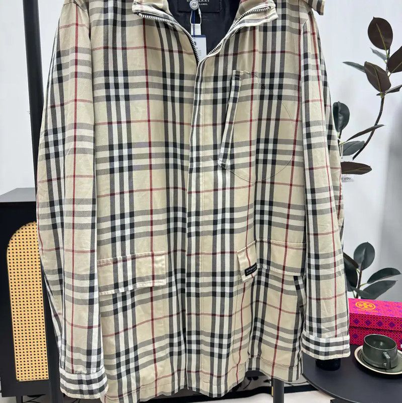 Burberry Burberry Multicolor Polyester Hooded Jacket Size M / US 6-8 / IT 42-44 - 3 Thumbnail