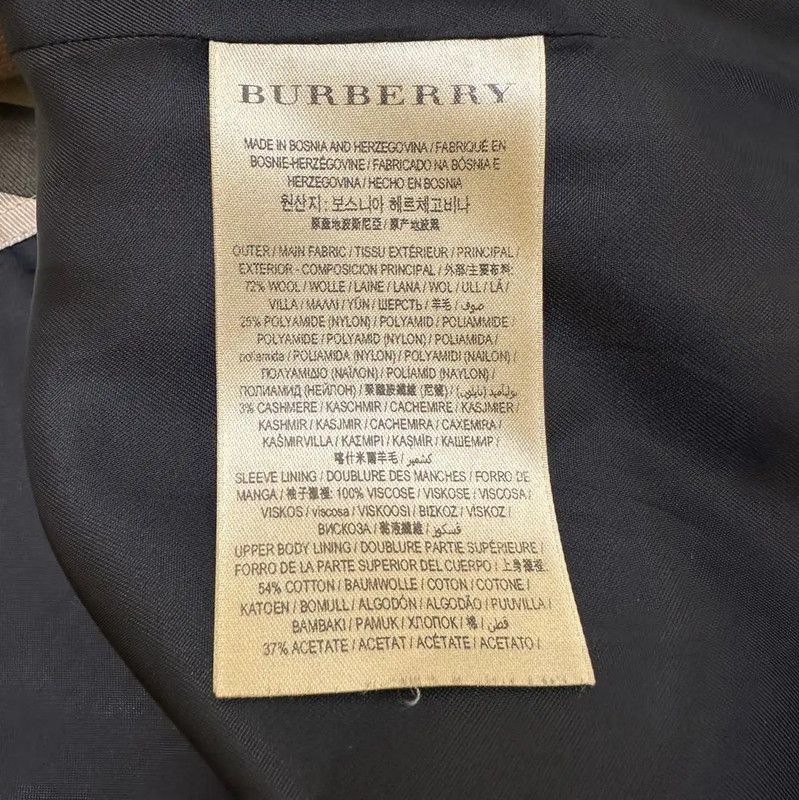 Burberry Burberry Khaki Wool Double-Breasted Long Coat Size S / US 4 / IT 40 - 8 Thumbnail