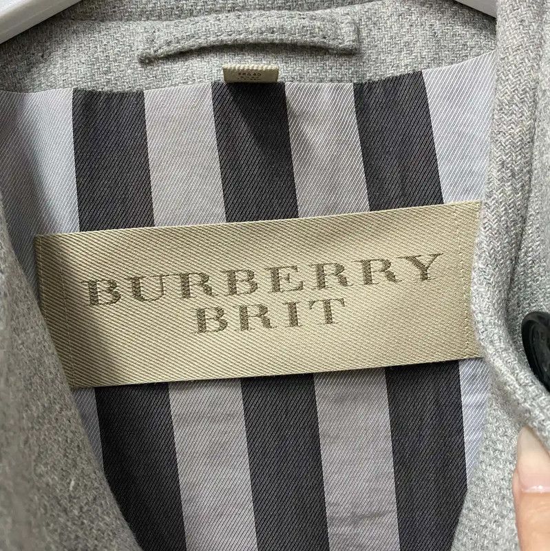 Burberry Burberry Winter Gray Wool Double-Breasted Coat Size ONE SIZE - 5 Thumbnail