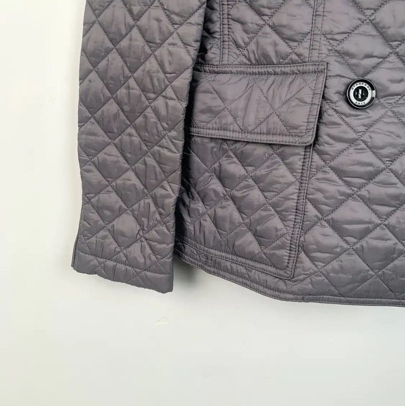 Burberry Burberry Women's Gray Quilted Down Coat Size S / US 4 / IT 40 - 4 Thumbnail