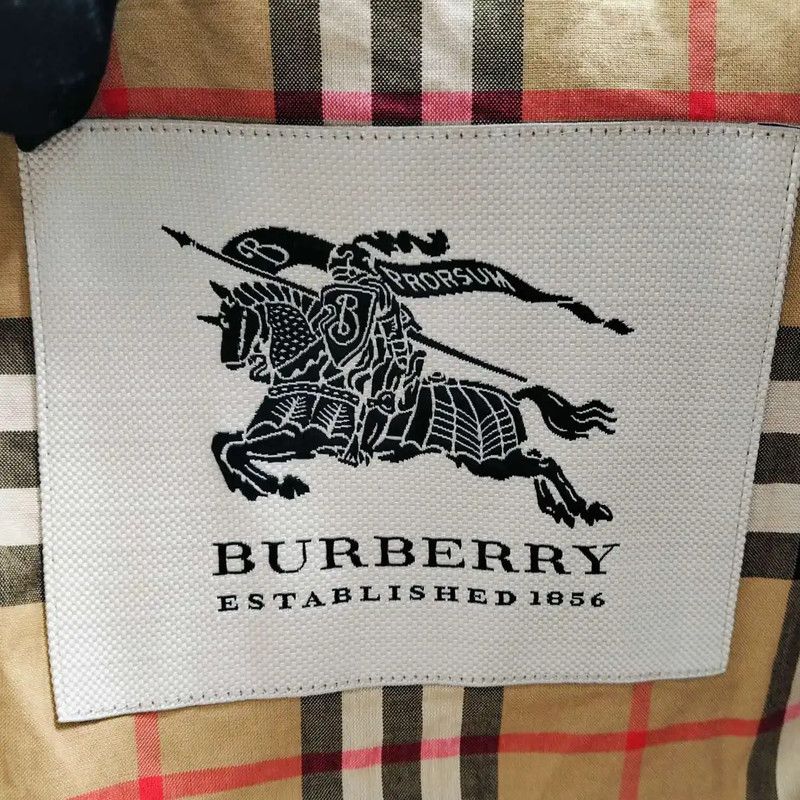 Burberry Burberry Black Long Cotton Trench Coat for Women Size L / US 10 / IT 46 - 3 Thumbnail