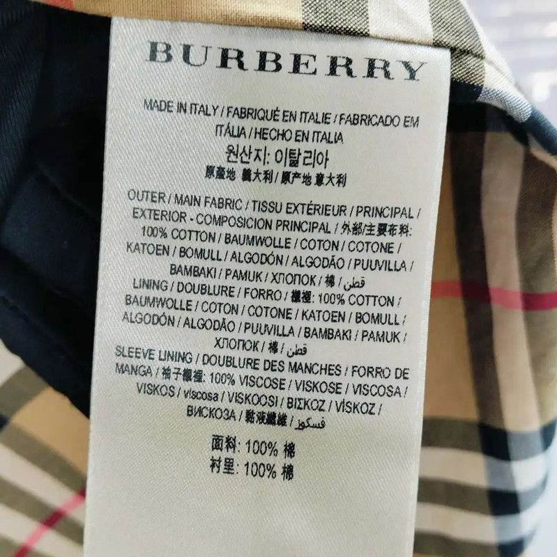 Burberry Burberry Black Long Cotton Trench Coat for Women Size L / US 10 / IT 46 - 5 Thumbnail