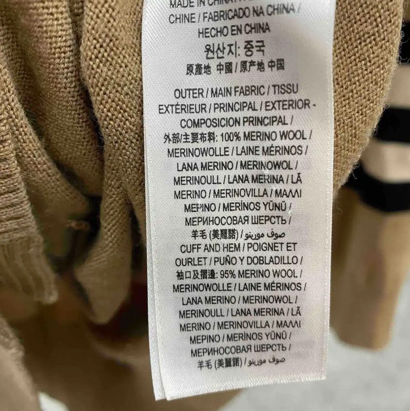 Burberry Burberry Khaki Color Women's Cardigan Size M / US 6-8 / IT 42-44 - 4 Thumbnail