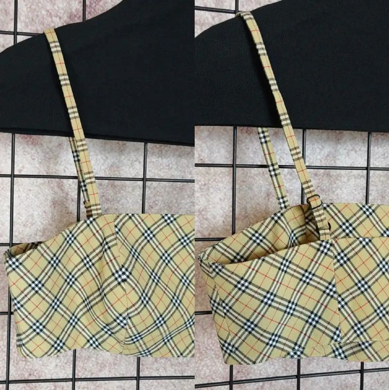 Burberry Burberry Brown Summer Plaid Crop Top Size S / US 4 / IT 40 - 4 Thumbnail