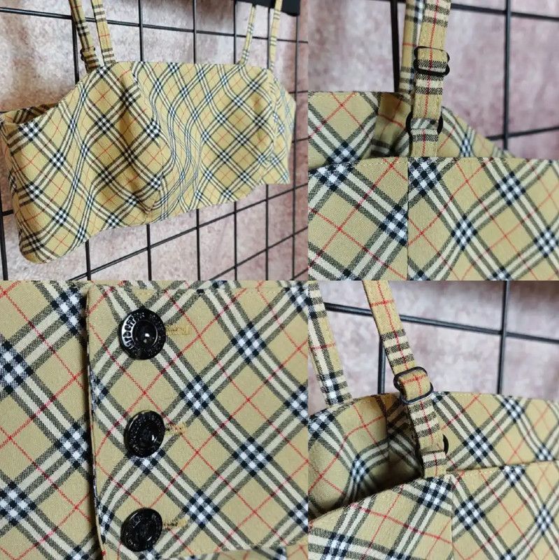 Burberry Burberry Brown Summer Plaid Crop Top Size S / US 4 / IT 40 - 3 Thumbnail