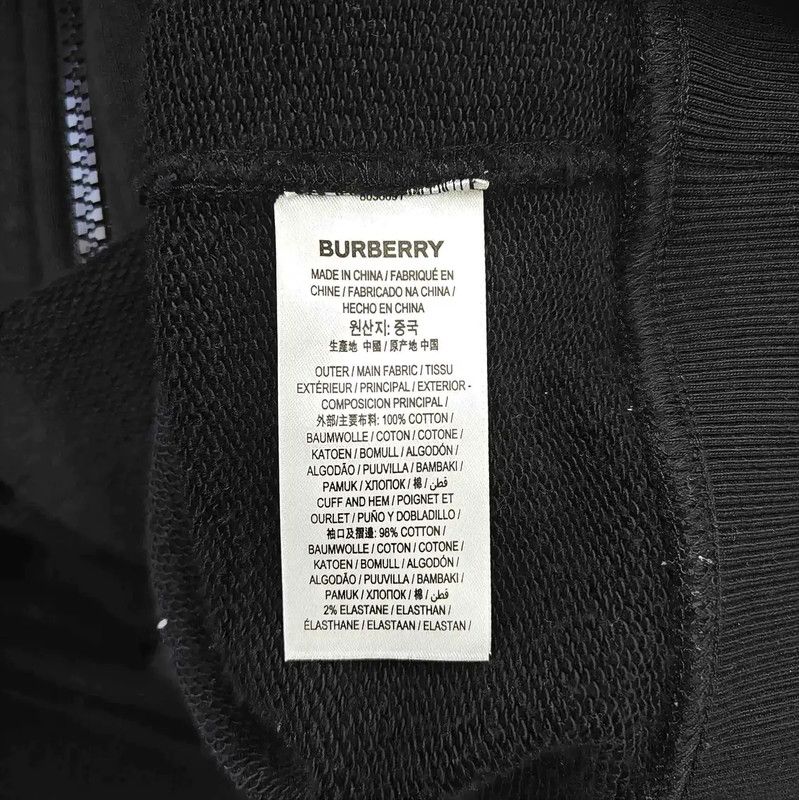 Burberry Burberry Black Women's Hoodie with Logo Size L / US 10 / IT 46 - 4 Thumbnail