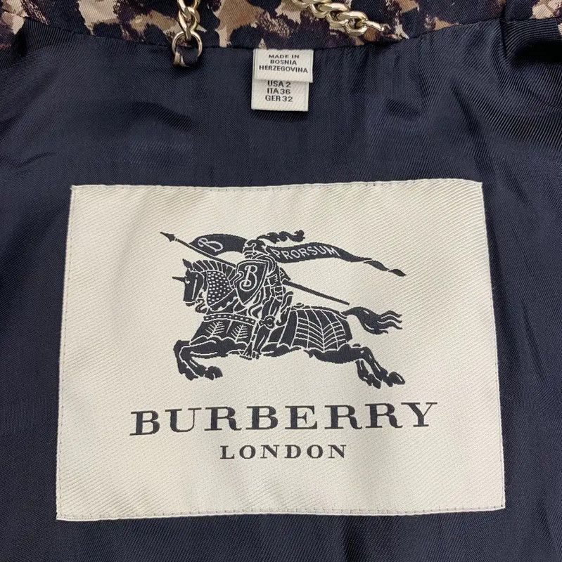 Burberry Burberry Brown Cotton Women's Trench Coat Size XS / US 0-2 / IT 36-38 - 5 Thumbnail