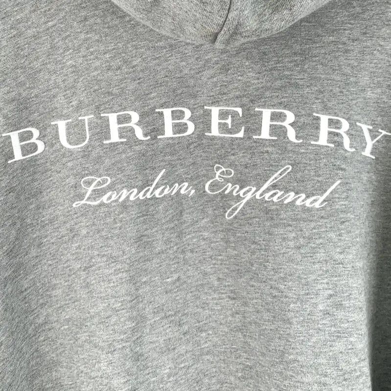 Burberry Burberry Gray Cotton Women's Jacket Size L / US 10 / IT 46 - 5 Thumbnail