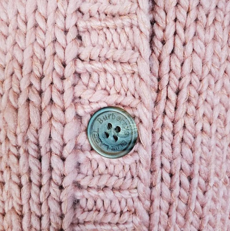 Burberry Burberry Spring Autumn Pink Wool Blend Cardigan Size M / US 6-8 / IT 42-44 - 7 Thumbnail